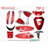 Çelik Boatian BT 125 T-2 Kaporta Komple TİP 2 - KARIŞIK RENKTİR ETİKETSİZ (ÖN ÇAMURLUK VE KAŞ YOKTUR)